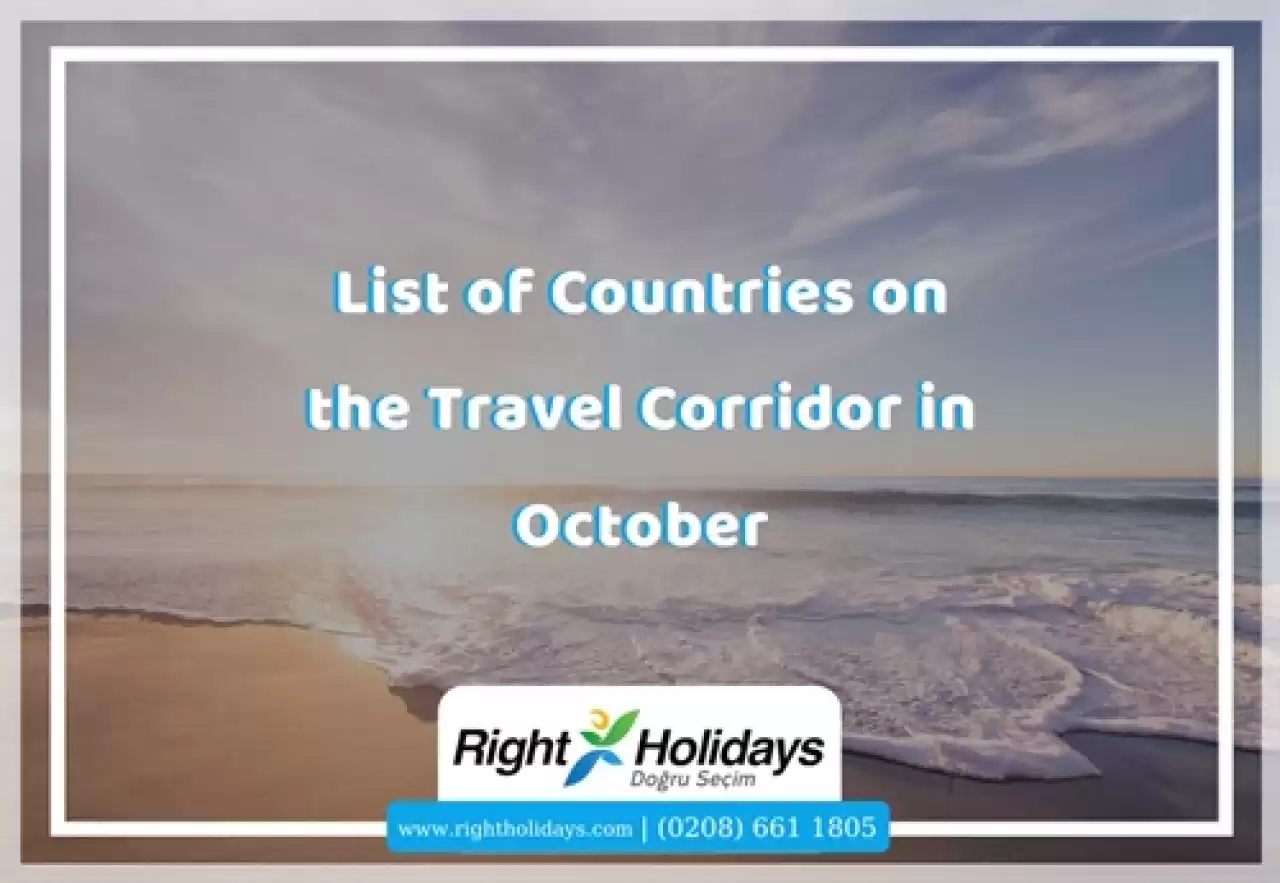 List of Countries on the Travel Corridor in October